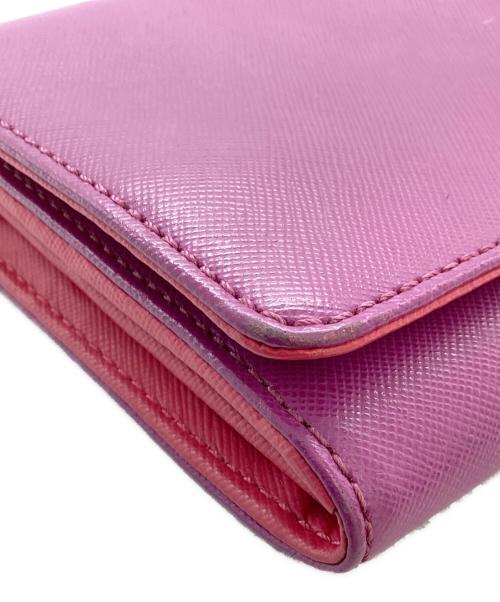 TORY BURCH（トリーバーチ）TORY BURCH (トリーバーチ) チェーンショルダーウォレット / HFA031 ピンクの古着・服飾アイテム