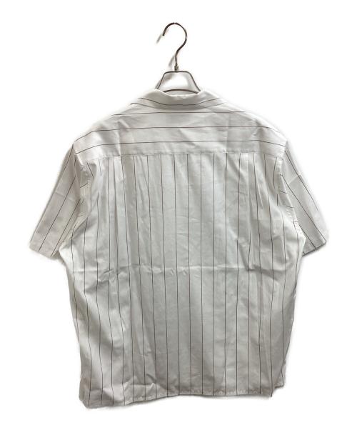 WACKO MARIA（ワコマリア）WACKO MARIA (ワコマリア) STRAIPED OPEN COLLAR SHIRT ホワイト サイズ:Lの古着・服飾アイテム