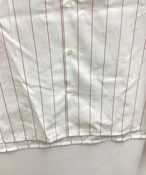 WACKO MARIA（ワコマリア）WACKO MARIA (ワコマリア) STRAIPED OPEN COLLAR SHIRT ホワイト サイズ:Lの古着・服飾アイテム