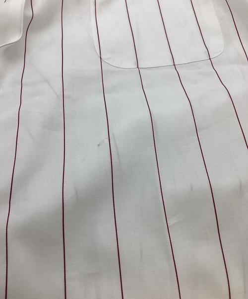 WACKO MARIA（ワコマリア）WACKO MARIA (ワコマリア) STRAIPED OPEN COLLAR SHIRT ホワイト サイズ:Lの古着・服飾アイテム
