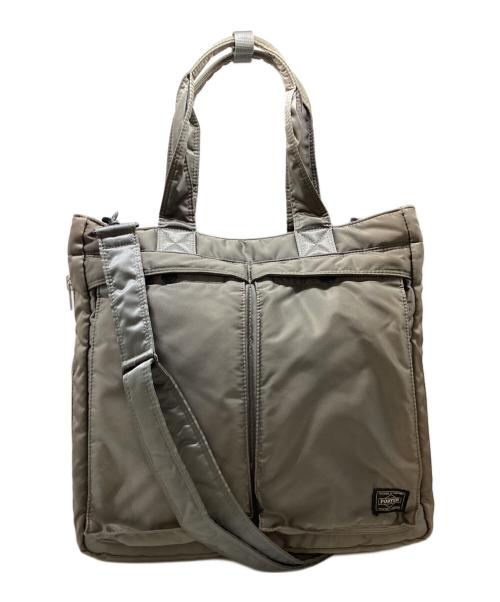 PORTER（ポーター）PORTER (ポーター) TANKER 2WAY TOTE BAG グレーの古着・服飾アイテム