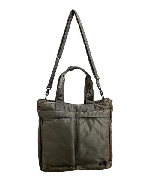 PORTER（ポーター）PORTER (ポーター) TANKER 2WAY TOTE BAG グレーの古着・服飾アイテム