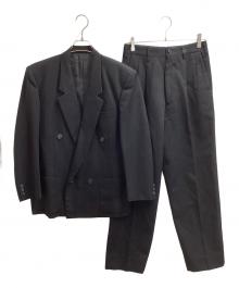 Y's for men（ワイズフォーメン）の古着「90s ウール ダブル セットアップ」｜ブラック