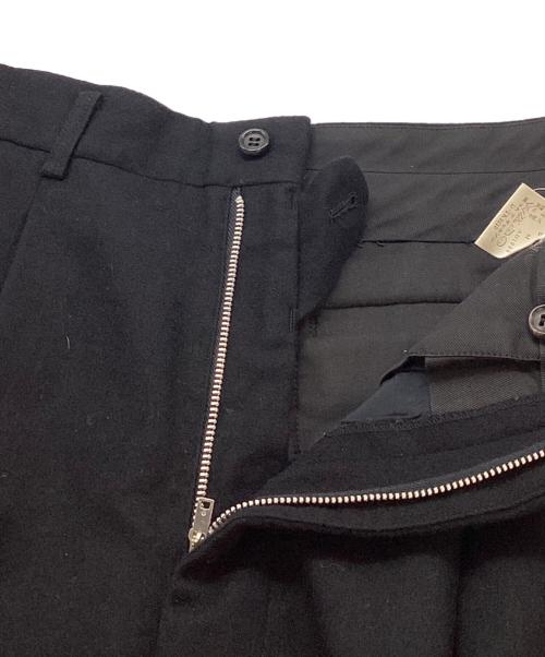 COMME des GARCONS HOMME（コムデギャルソン オム）COMME des GARCONS HOMME (コムデギャルソン オム) 80s ウール2タックスラックス【AD1988】 ブラック サイズ:Mの古着・服飾アイテム
