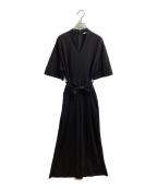 CLANEクラネ）の古着「STAND COLLAR LOOSE ALL IN ONE　/　19112-5162」｜ブラック