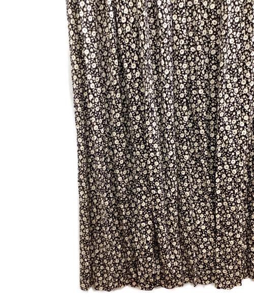 TORY BURCH（トリーバーチ）TORY BURCH (トリーバーチ) DITSY FLORAL KNIT SHIRTDRESS　/　145917 ブラック サイズ:12の古着・服飾アイテム