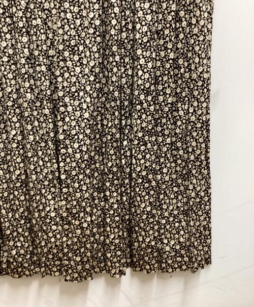 TORY BURCH（トリーバーチ）TORY BURCH (トリーバーチ) DITSY FLORAL KNIT SHIRTDRESS　/　145917 ブラック サイズ:12の古着・服飾アイテム