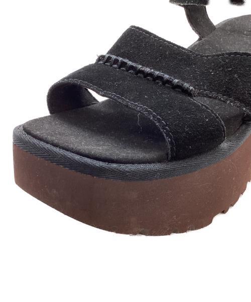 UGG（アグ）UGG (アグ) W NEW HEIGHTS ANKLE STRAP　/　FD1124L ブラック サイズ:24の古着・服飾アイテム