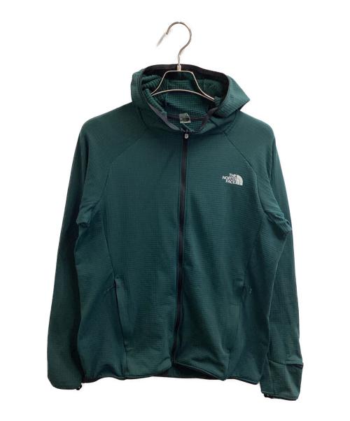 THE NORTH FACE（ザ ノース フェイス）THE NORTH FACE (ザ ノース フェイス) サーマルバーサグリッドフーディ / NL72278 グリーン サイズ:Ｌの古着・服飾アイテム