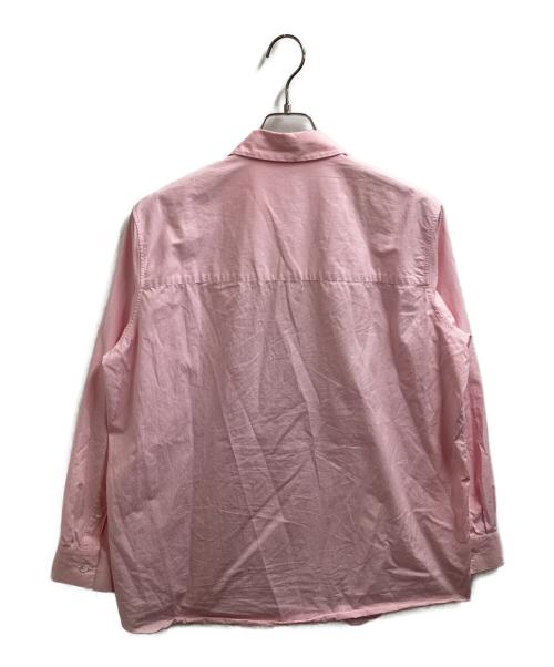 ATON（エイトン）ATON (エイトン) GIZA STRIPE STANDARD SHIRT / ギザストライプスタンダードシャツ / BLAGSM1001 ピンク サイズ:02の古着・服飾アイテム