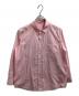 ATON（エイトン）の古着「GIZA STRIPE STANDARD SHIRT / ギザストライプスタンダードシャツ / BLAGSM1001」｜ピンク