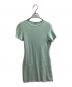 AURALEE（オーラリー）の古着「WASHABLE WOOL PILE MINI DRESS　/　A25SD03UP」｜グリーン