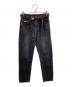 sacai（サカイ）の古着「Straight Denim Pants / 23SS / ストレートデニムパンツ / 23-06510」｜ブラック