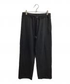 H BEAUTY&YOUTHエイチ ビューティー&ユース）の古着「HEAVY HYBRID COTTON SWEAT  PANTS / ヘビーハイブリッドコットンスウェットパンツ」｜ブラック