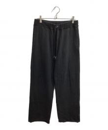 H BEAUTY&YOUTH（エイチ ビューティー&ユース）の古着「HEAVY HYBRID COTTON SWEAT  PANTS / ヘビーハイブリッドコットンスウェットパンツ」｜ブラック