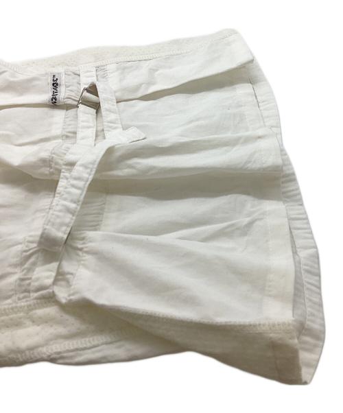 SABOTAGE（サボタージュ）SABOTAGE (サボタージュ) ボンテージパンツ ホワイト サイズ:26の古着・服飾アイテム