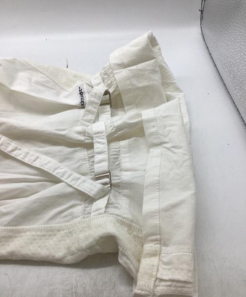 SABOTAGE（サボタージュ）SABOTAGE (サボタージュ) ボンテージパンツ ホワイト サイズ:26の古着・服飾アイテム