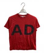 Dinoworksディノワークス）の古着「ADHD T-shirts」｜レッド