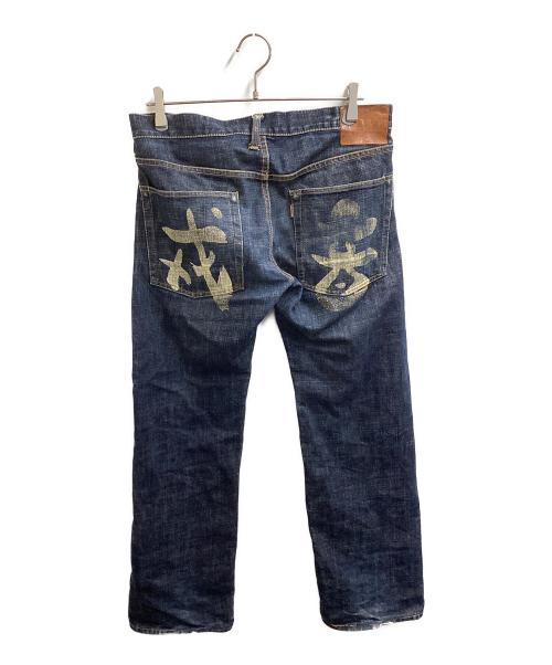 EVISU（エヴィス）EVISU (エヴィス) 戎音デニムパンツ インディゴ サイズ:W32×L35の古着・服飾アイテム