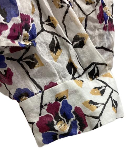 ISABEL MARANT ETOILE（イザベルマランエトワール）ISABEL MARANT ETOILE (イザベルマランエトワール) フラワープリントピンタックブラウス / HT1664-22P032E アイボリー サイズ:表記不明の古着・服飾アイテム