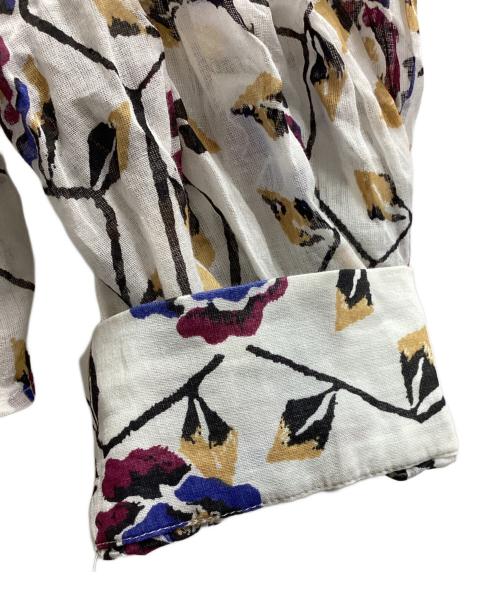 ISABEL MARANT ETOILE（イザベルマランエトワール）ISABEL MARANT ETOILE (イザベルマランエトワール) フラワープリントピンタックブラウス / HT1664-22P032E アイボリー サイズ:表記不明の古着・服飾アイテム