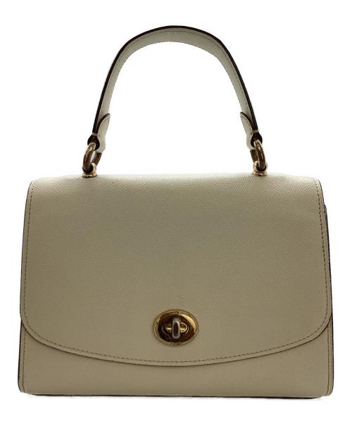 COACH（コーチ）COACH (コーチ) ターンロック 2WAYショルダーバッグ　/　F76618 ホワイトの古着・服飾アイテム