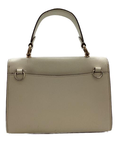 COACH（コーチ）COACH (コーチ) ターンロック 2WAYショルダーバッグ　/　F76618 ホワイトの古着・服飾アイテム