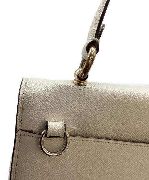 COACH（コーチ）COACH (コーチ) ターンロック 2WAYショルダーバッグ　/　F76618 ホワイトの古着・服飾アイテム