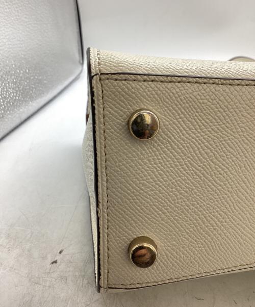 COACH（コーチ）COACH (コーチ) ターンロック 2WAYショルダーバッグ　/　F76618 ホワイトの古着・服飾アイテム