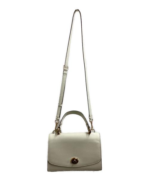 COACH（コーチ）COACH (コーチ) ターンロック 2WAYショルダーバッグ　/　F76618 ホワイトの古着・服飾アイテム