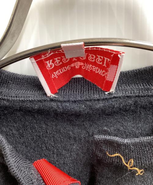 Vivienne Westwood RED LABEL（ヴィヴィアンウエストウッドレッドレーベル）Vivienne Westwood RED LABEL Orb Logo Embroidery Wool Cardigan / クルーネックニットカーディガン / 16-03-162002 グレー サイズ:2の古着・服飾アイテム