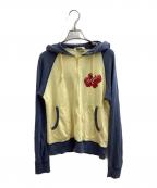 Hysteric Glamourヒステリックグラマー）の古着「90s FULL ZIP HOODIE / MADE IN JAPAN / 2CF-4750」｜イエロー