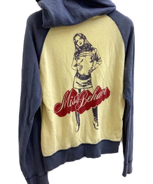 Hysteric Glamour（ヒステリックグラマー）Hysteric Glamour (ヒステリックグラマー) 90s FULL ZIP HOODIE / MADE IN JAPAN / 2CF-4750 イエロー サイズ:FREEの古着・服飾アイテム