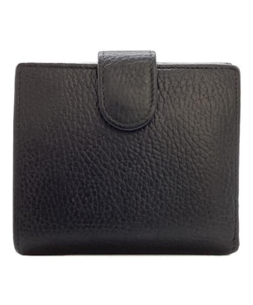 GUCCI（グッチ）GUCCI (グッチ) インターロッキングG コンパクトウォレット / 615525  ブラックの古着・服飾アイテム