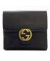 GUCCI（グッチ）の古着「インターロッキングG コンパクトウォレット / 615525 」｜ブラック