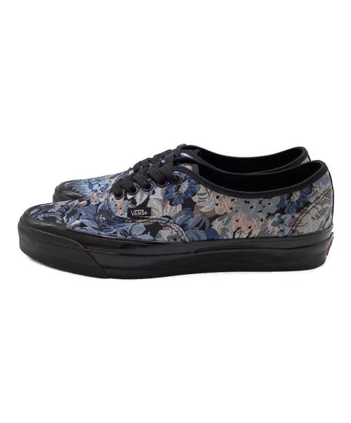 VANS（ヴァンズ）VANS (ヴァンズ) AUTHENTIC 44 FLORAL / FLORAL EMBROIDERY LOWCUT SNEAKERS / VN000EBNNGV ブルー×ブラック サイズ:US 10.5の古着・服飾アイテム