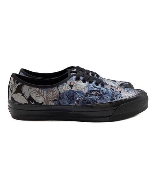 VANS（ヴァンズ）VANS (ヴァンズ) AUTHENTIC 44 FLORAL / FLORAL EMBROIDERY LOWCUT SNEAKERS / VN000EBNNGV ブルー×ブラック サイズ:US 10.5の古着・服飾アイテム