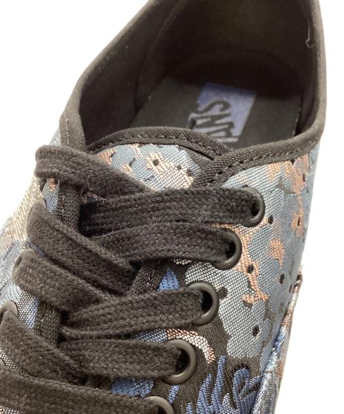 VANS（ヴァンズ）VANS (ヴァンズ) AUTHENTIC 44 FLORAL / FLORAL EMBROIDERY LOWCUT SNEAKERS / VN000EBNNGV ブルー×ブラック サイズ:US 10.5の古着・服飾アイテム