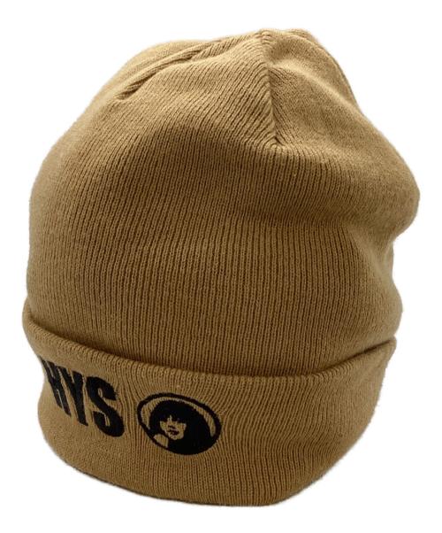 Hysteric Glamour（ヒステリックグラマー）Hysteric Glamour (ヒステリックグラマー) CIRCLE GIRL 刺繍ワッチキャップ（サークルガール）/ 02213QH07 ベージュの古着・服飾アイテム