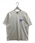stussyステューシー）の古着「STRAWBERRY PRINT S/S / ロゴプリント Tシャツ」｜ホワイト