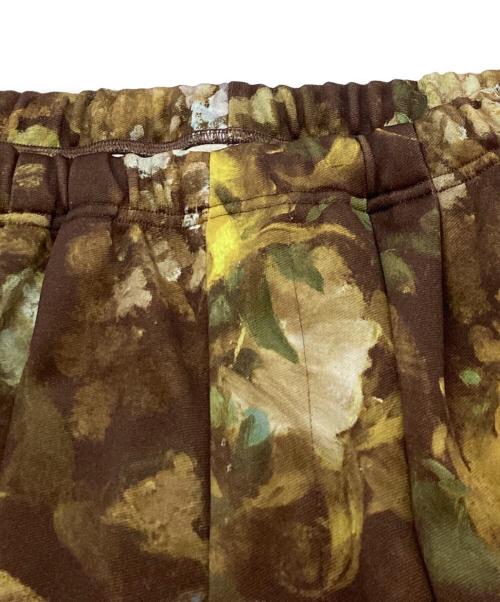 LAD MUSICIAN（ラッドミュージシャン）LAD MUSICIAN (ラッドミュージシャン) ESTER JERSEY INKJET FLOWER 2TUCK TRACK PANTS ブラウン サイズ:44の古着・服飾アイテム