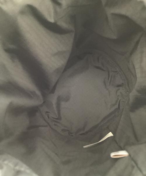 hALON（アーロン）hALON (アーロン) 巾着バッグ ブラックの古着・服飾アイテム