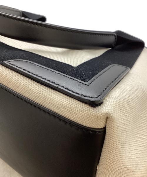 BALENCIAGA（バレンシアガ）BALENCIAGA (バレンシアガ) ネイビーカバスS トートバッグ　/　339933　/　1081・X・002123 ベージュ×ブラックの古着・服飾アイテム
