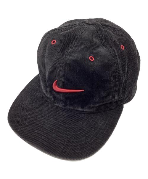 NIKE（ナイキ）NIKE (ナイキ) メタルロゴコーデュロイキャップ / 90s ブラック サイズ:ONE SIZEの古着・服飾アイテム