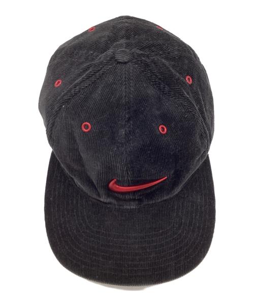 NIKE（ナイキ）NIKE (ナイキ) メタルロゴコーデュロイキャップ / 90s ブラック サイズ:ONE SIZEの古着・服飾アイテム