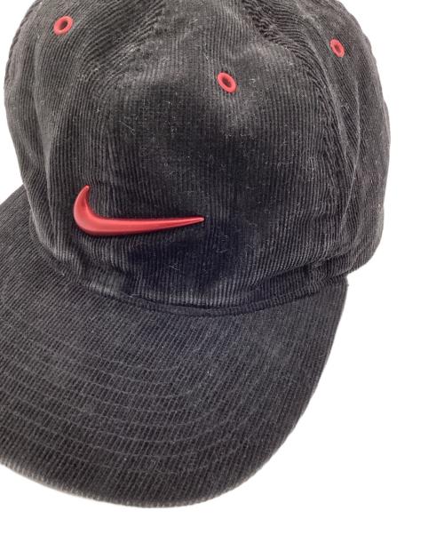 NIKE（ナイキ）NIKE (ナイキ) メタルロゴコーデュロイキャップ / 90s ブラック サイズ:ONE SIZEの古着・服飾アイテム