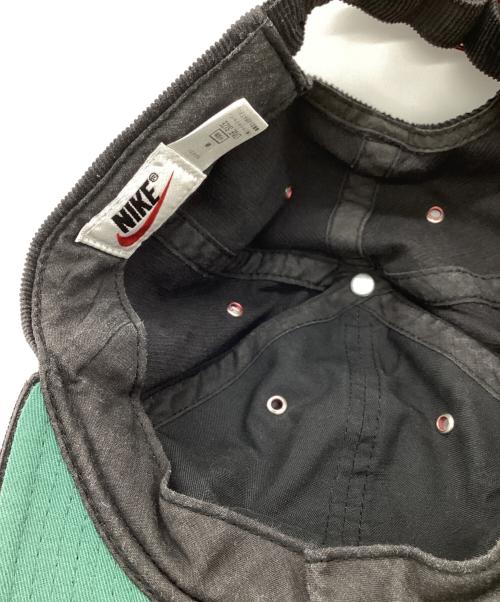 NIKE（ナイキ）NIKE (ナイキ) メタルロゴコーデュロイキャップ / 90s ブラック サイズ:ONE SIZEの古着・服飾アイテム