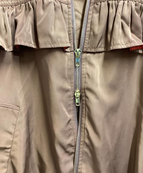 Risley（リズレー）Risley (リズレー) バックフリルMA-1ジャケット / R2103-BJK199 ブラウン サイズ:FREEの古着・服飾アイテム