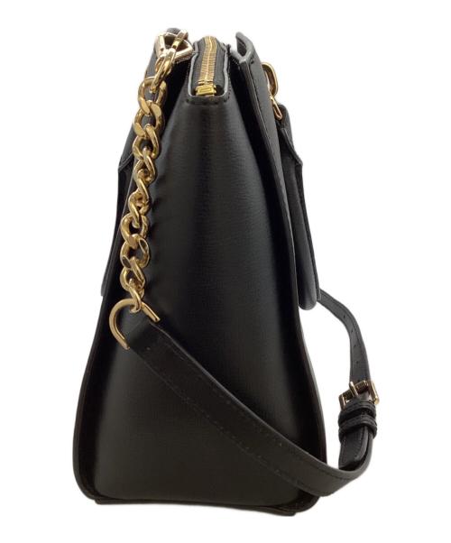 MICHAEL KORS（マイケルコース）MICHAEL KORS (マイケルコース) ELLIS LG SATCHEL LEATHER / エリスLGサッチェルレザー / 35H7GE0S3L ブラックの古着・服飾アイテム