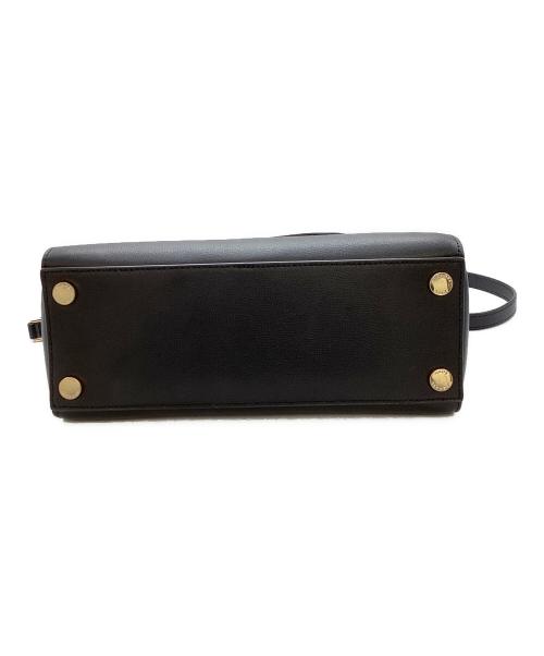MICHAEL KORS（マイケルコース）MICHAEL KORS (マイケルコース) ELLIS LG SATCHEL LEATHER / エリスLGサッチェルレザー / 35H7GE0S3L ブラックの古着・服飾アイテム